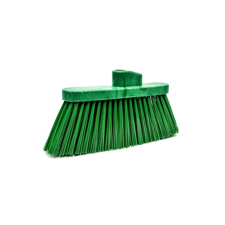 Broom Head, Green, 4 in L Bristles