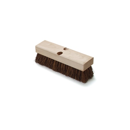 Deck Scrubber, Brown, 10 in L Overall, 12 PK