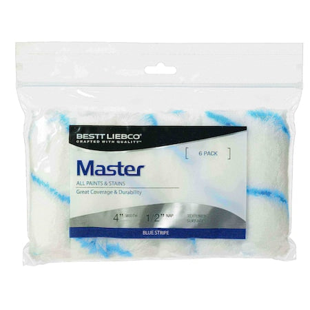 4" Mini Paint Roller Cover, 1/2" Nap, Woven Polyester