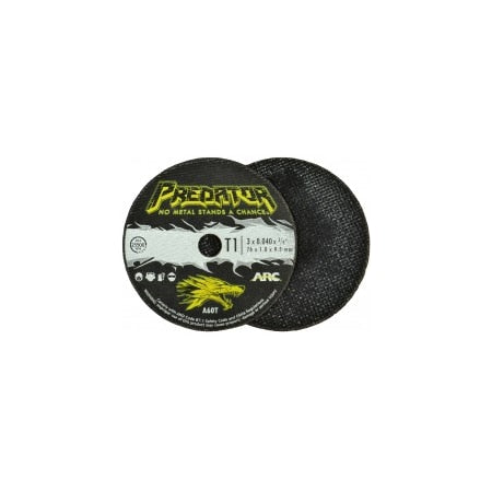 Abrasive Cut-Off Wheel, 3 in Dia, 3/64 in Thick, A60T Series
