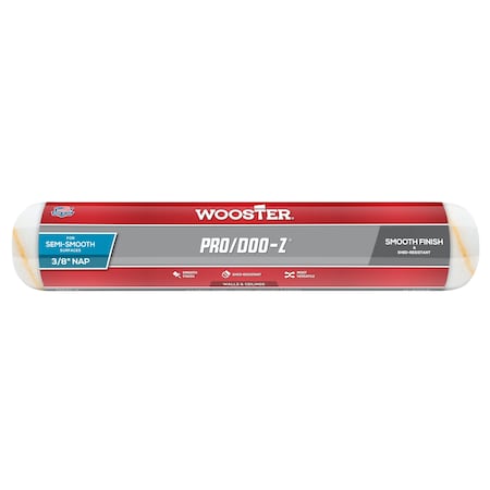 14" Paint Roller Cover, 3/8" Nap, Woven Fabric