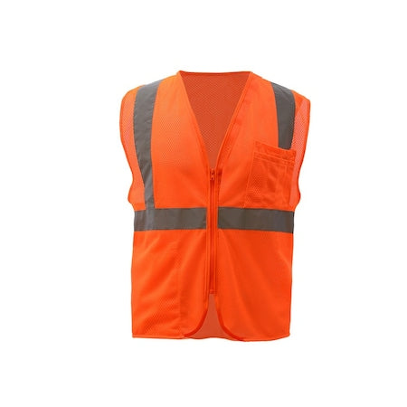 Standard Class 2 Mesh Zipper Safety Vest