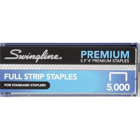 Staples, Prem, Full, 1/4", PK5000