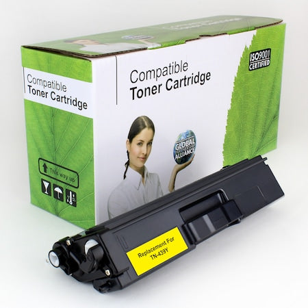 Toner For Brother TN439Y, Yellow, 9K VL