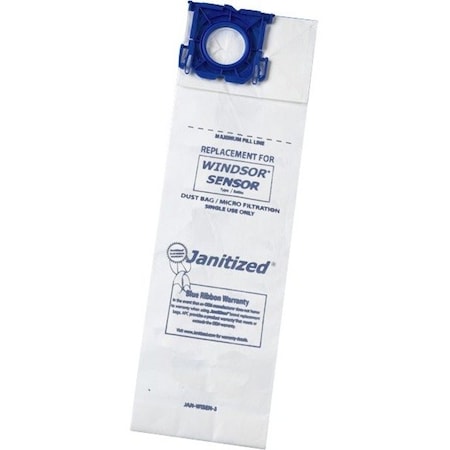 Filter Bag, For Windsor Sensor/S2/XP, PK10, 3-Ply, Micro Filter, 10 PK