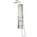 White Glass Shower Panel-Tropicana Showerspa