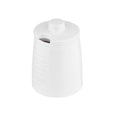Sugar Jar/Lid, Melamine, White