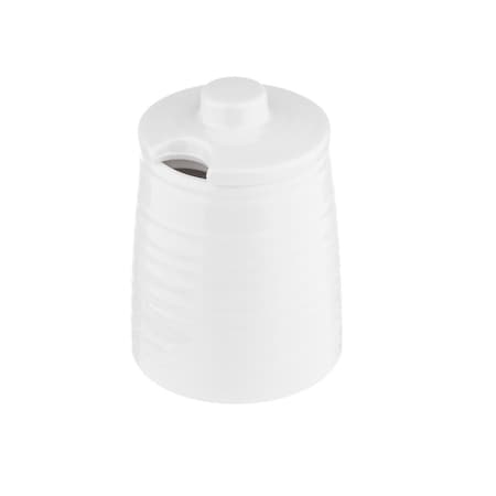 Sugar Jar/Lid, Melamine, White