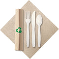Rolled Linen Dinner Napkin/Cutlery, PK50