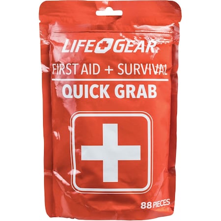 First Aid Survival Kit, 88 Pcs.