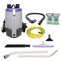 Backpack Vacuum, 6 qt., Xover Multi-Surface Two-Piece Wand Tool Kit