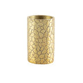 Sugar Tube Holder, Round, Gold Finish