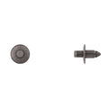 Blk Nyln Bumper Retainers 6.3mm Hole Size 12mm Stem L PK25