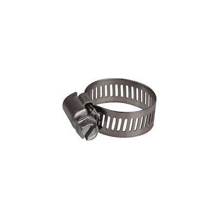 Worm Gear Hose Clamps No 10 Stndrd 1/2-1 1"" C/R, PK10