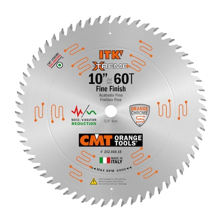 ITK Fine Cut Off Saw Blade, 10" dia