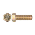 Grade 8, 7/8"-9 Hex Head Cap Screw, Zinc Yellow Steel, 2-3/4 in L