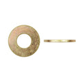 Flat Washer, For Screw Size 1"" Zinc Yellow Finish