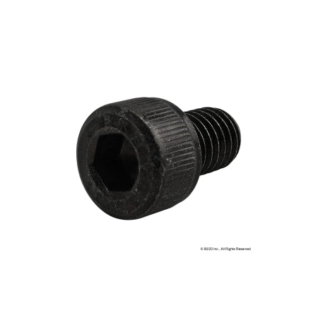 M8-1.25 Socket Head Cap Screw, Black Oxide Steel, 12 mm Length