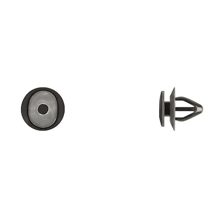 Blk Nyln Fender Trim Ret 9mm Hole Size 11.5mm Stem L PK25