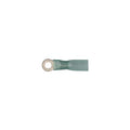Blue Nyln Crimp Terminal No 8 Stud/Ring Type 16-14 G Wire PK10
