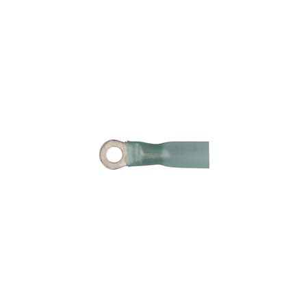 Blue Nyln Crimp Terminal No 8 Stud/Ring Type 16-14 G Wire PK10