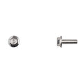 Class 10.9, M5-0.80 Flange Bolt, Bright Zinc Plated 16 mm L