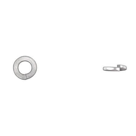 Split Lock Washer, For Screw Size 5/16 in Bright Zinc Plated Finish