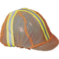 Mesh Safety Vest Reflective Hard Hat Cov, Orange