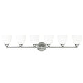 Somerville 6 Light Brushed Nickel Bath Vanity