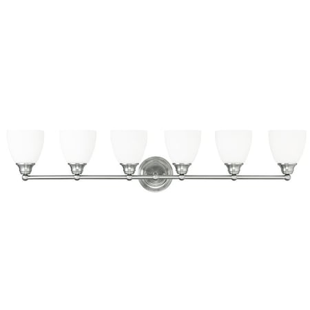Somerville 6 Light Brushed Nickel Bath Vanity