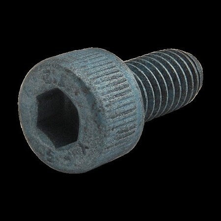 M5-0.80 Socket Head Cap Screw, Blue Zinc Plated Steel, 10 mm Length
