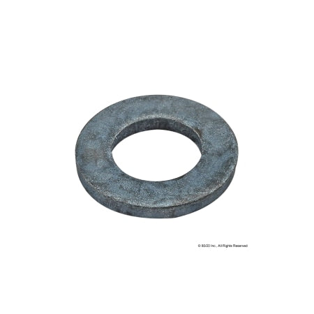 Flat Washer, For Screw Size M6 , Steel Zinc Plated Finish