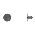 Blk Nyln Mud Shield Ret 1/4"" Hole 3/4"" Head 1/2"" Stem PK100