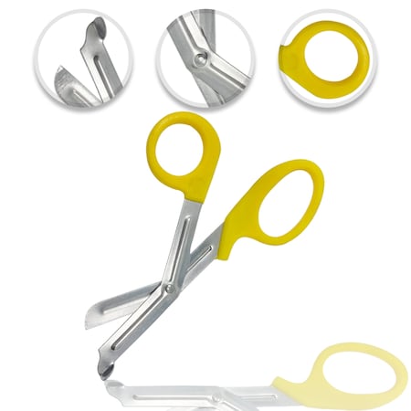 EMT Medical Shears, 7.25", Yellow
