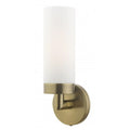 Antique Brass ADA Single Sconce,1 Light