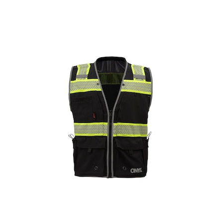 ONYX Surveyors Safety Vest, Black, L
