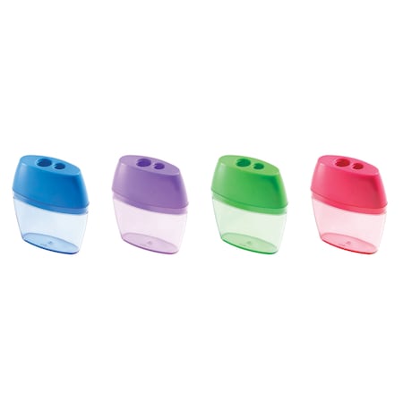 Pencil Sharpeners, Kids 2 Hole Crayon and Pencil Sharpener