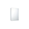 14"" x 20"" Deluxe Surface Mounted Polished Edge Medicine Cabinet