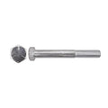Grade 5, 1/2"-13 Hex Head Cap Screw, Zinc Plated Steel, 4 in L