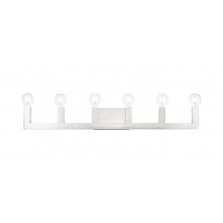 Brushed Nickel Vanity Sconce,6 Light
