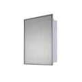 20"" x 26"" Deluxe Recessed Mounted SS Framed Medicine Cabinet