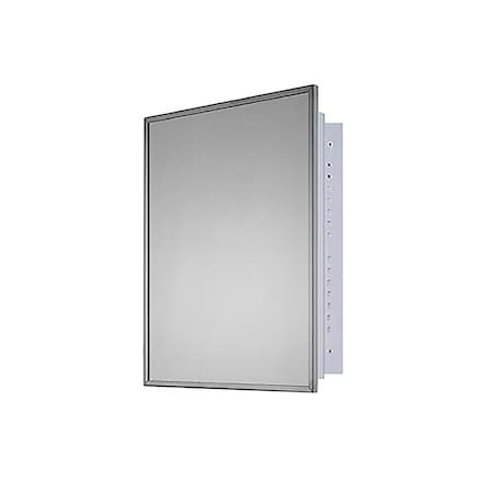 20"" x 26"" Deluxe Recessed Mounted SS Framed Medicine Cabinet