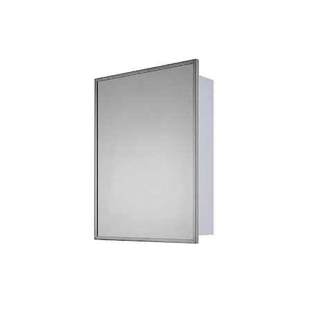 20"" x 26"" Deluxe Surface Mounted SS Framed Medicine Cabinet