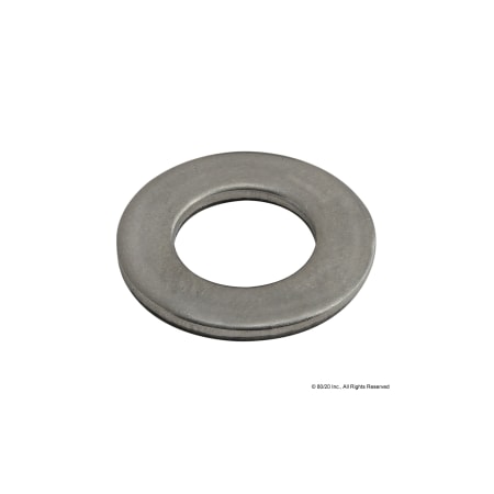 Flat Washer, For Screw Size M8 , Stainless Steel Plain Finish