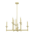 Downrod Light,Modern Brass,120 V,UL L