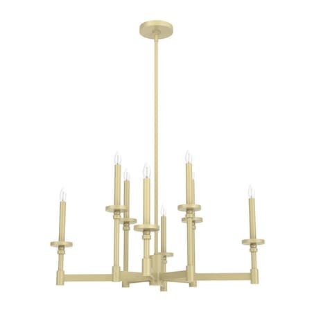 Downrod Light,Modern Brass,120 V,UL L