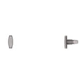 Blk Nyln Weatherstrip Ret 4.5mm Hole Size 12mm Stem PK50