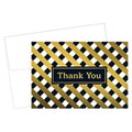 Thank You Card W/Envelope, Gold Foi, PK50