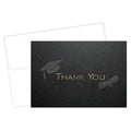 Thank You Card and Envelopes, Gold, PK50