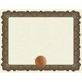 Certificate with Copper Foil Seals,PK10